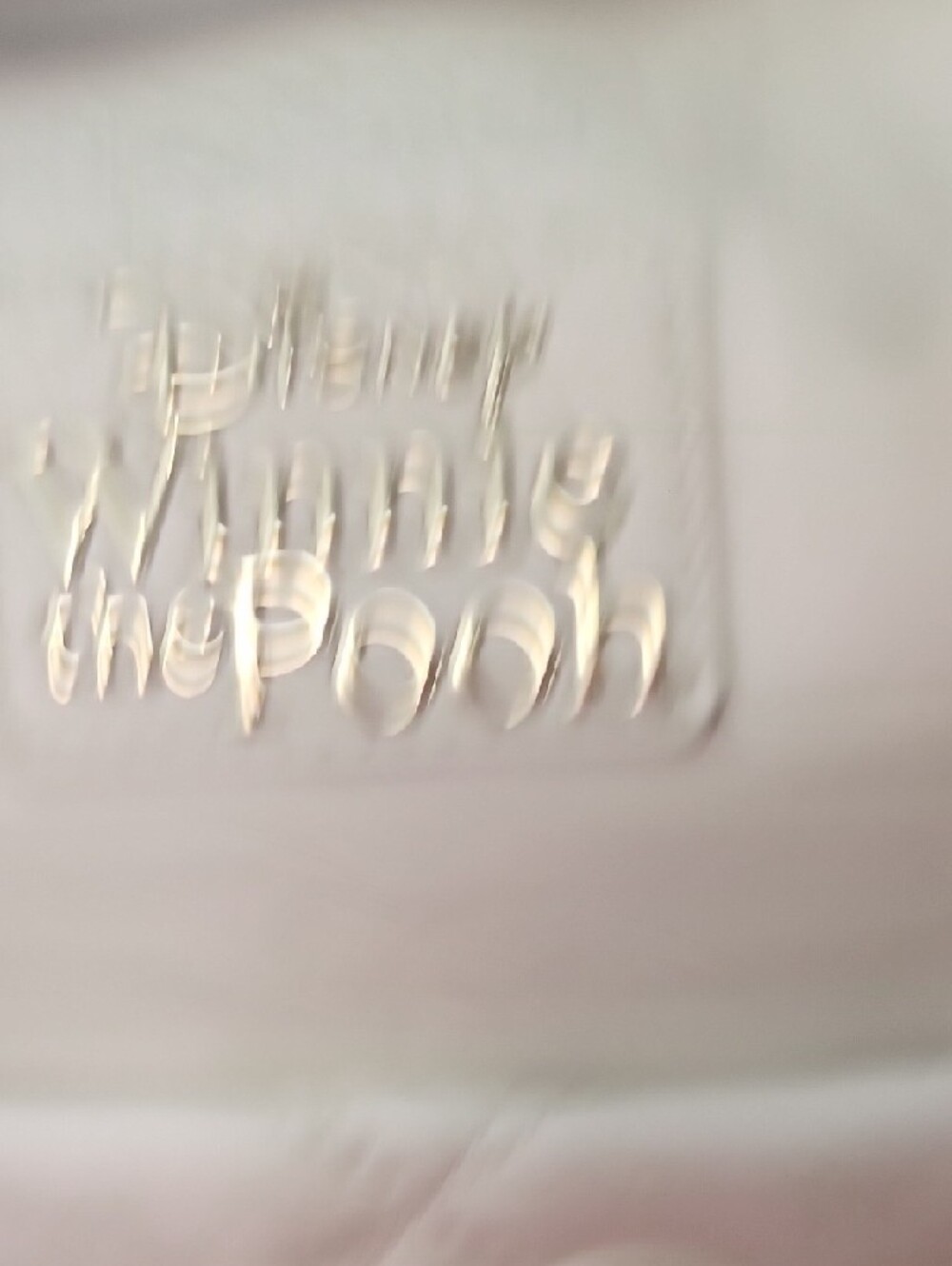 Winnie the Pooh Cream Quilted Travel Tote with Taupe Trim - Picture 7 of 8